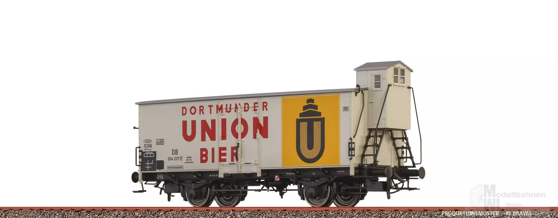 Brawa 51255 - Bierwagen DB Ep.III Dortmunder Union H0/GL