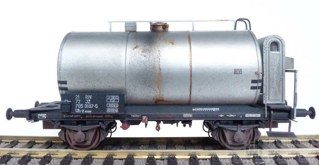 Exact Train 22050 - Kesselwagen JZ Ep.IV Nr.21 72 705 0107-5 gealtert H0/GL