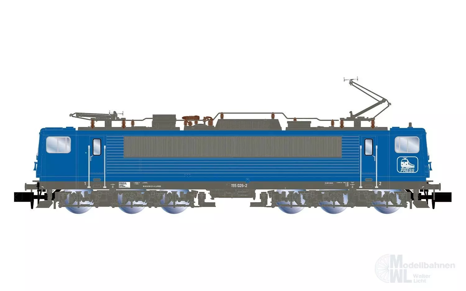 Arnold 2694 - E-Lok BR 155 Press Ep.VI blau N 1:160