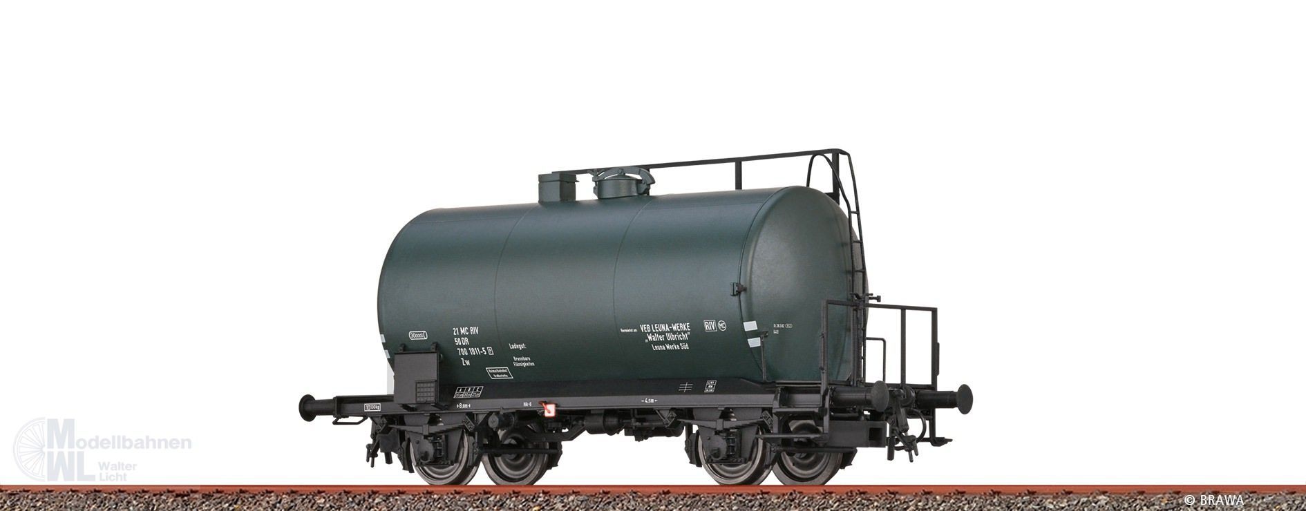 Brawa 50050 - Kesselwagen DR Ep.IV Zw 21 50 700 1011-5 H0/GL