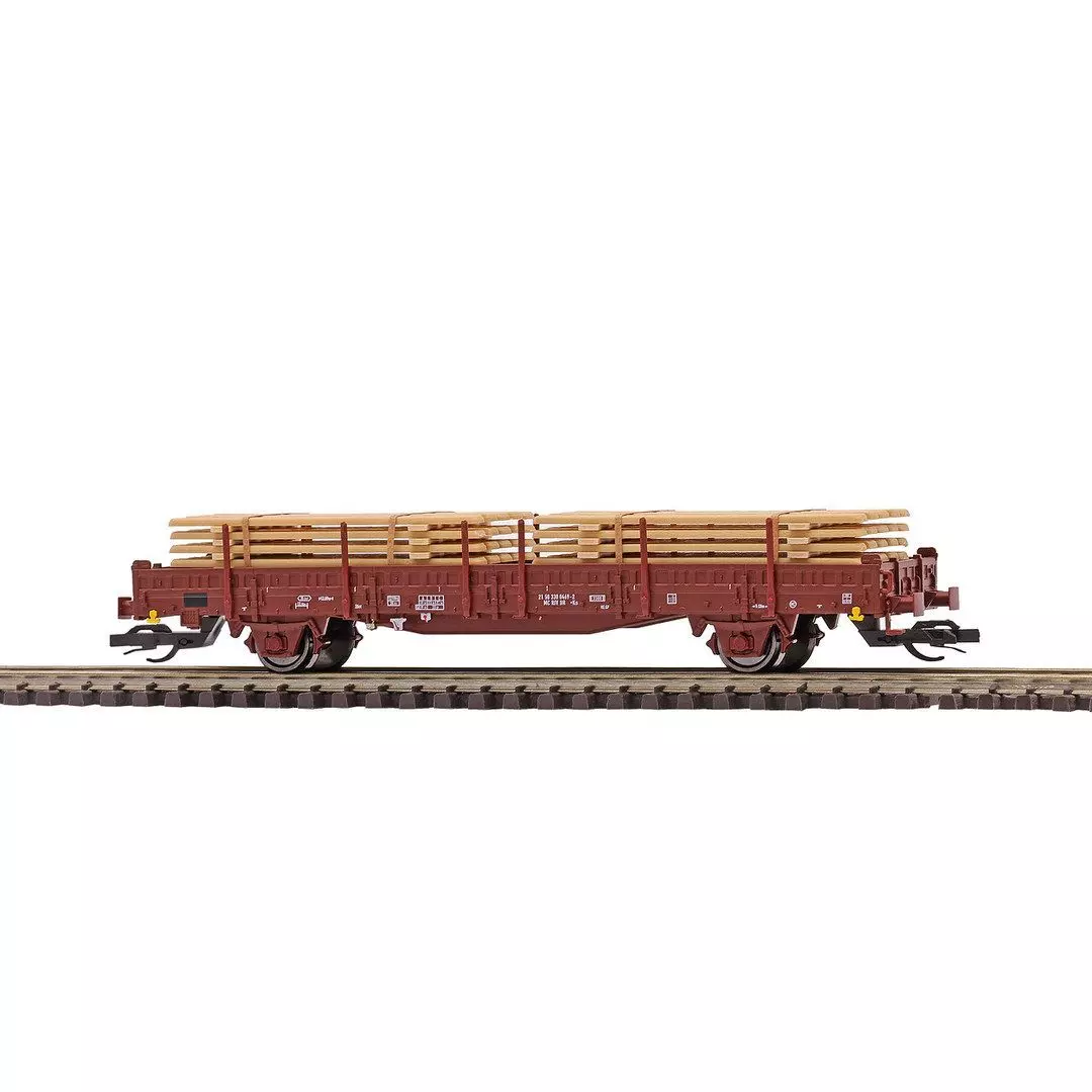 Busch 31518 - Flachwagen Ks m.Brettern TT 1:120