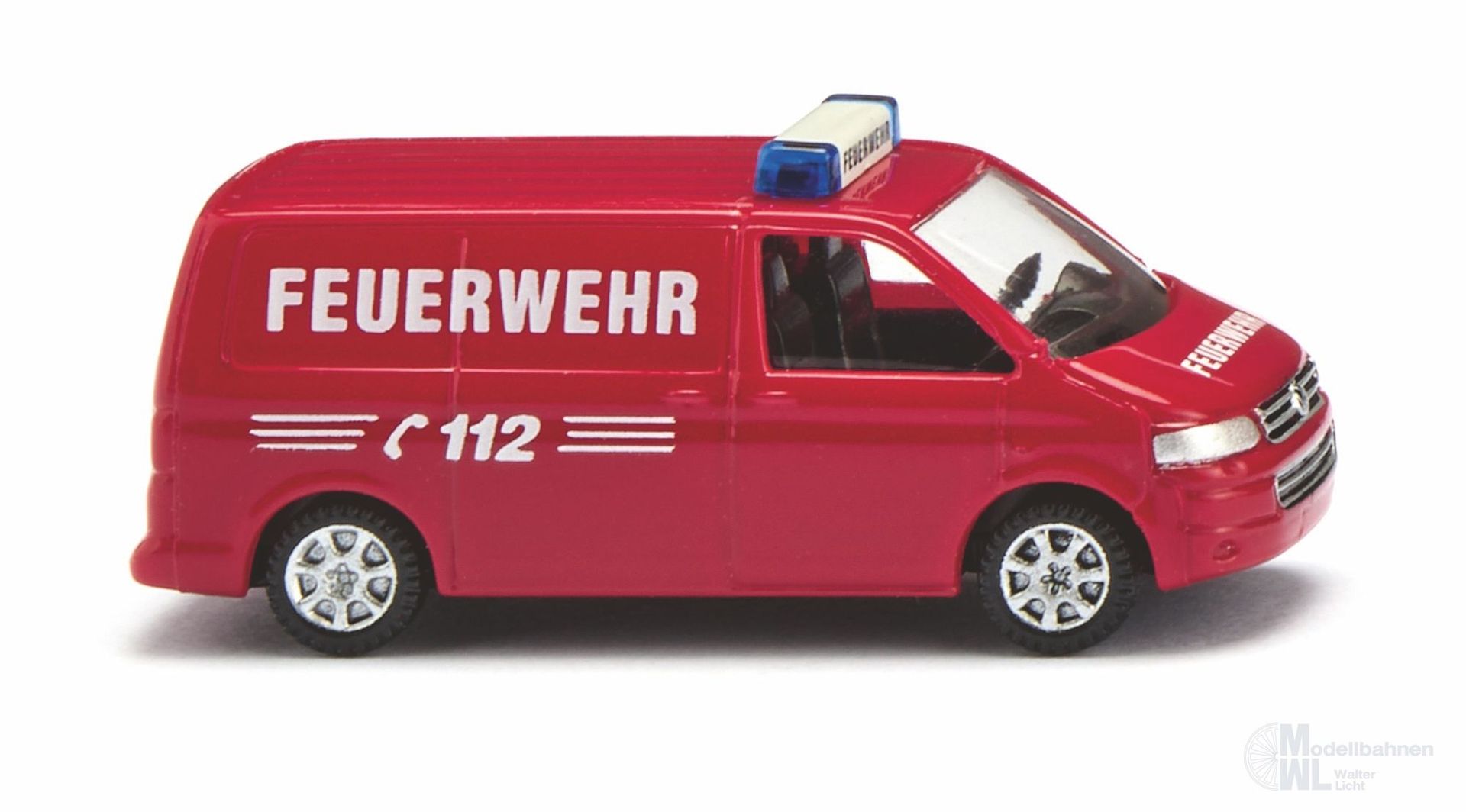 Wiking-093406-Feuerwehr-VW-T5-GP-Kastenw Wiking 093406 - Feuerwehr - VW T5 GP Feuerwehr N 1:160