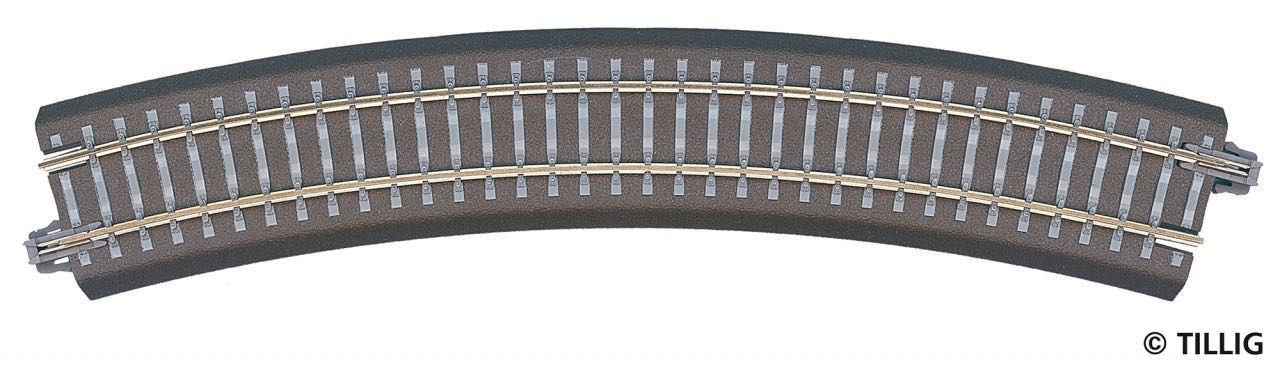 Tillig 83706 - Bettungsgleis gebogen R21 R353 / 30° TT 1:120