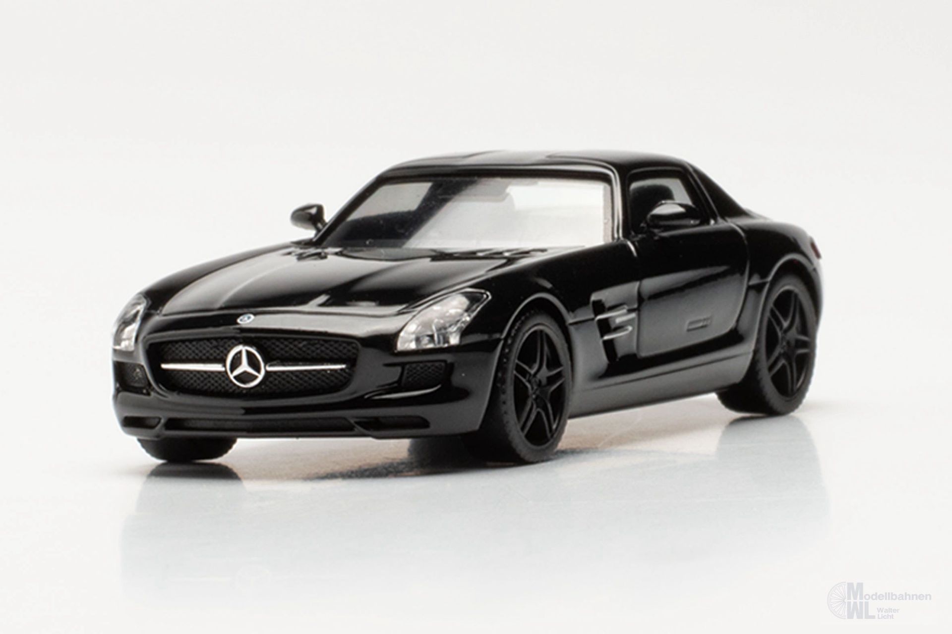 Herpa 420501-002 - Mercedes-Benz SLS AMG schwarz H0 1:87