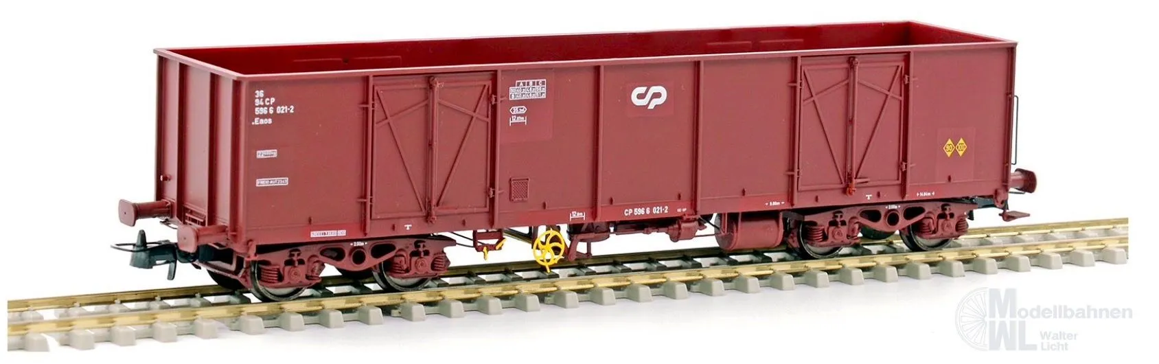 Sudexpress S596021 - Güterwagen offen CP Ep.IV Eaos Freio Misto 36 94 596 6 021-2 H0/GL
