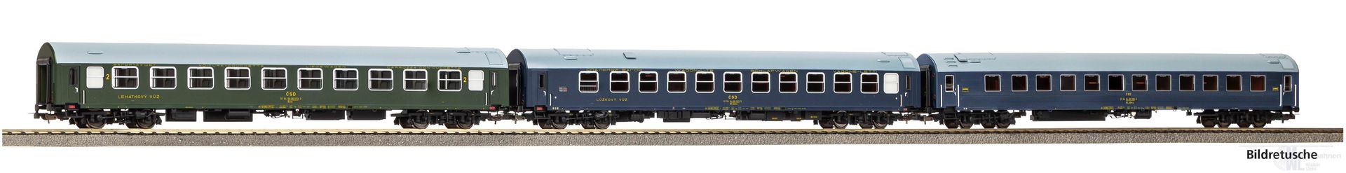 Piko 28319 - Personenwagen Set CSD Ep.IV 3.tlg. H0/GL
