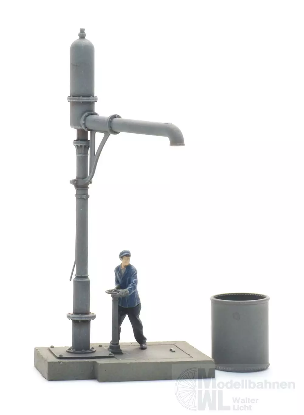 ARTITEC b.v. 387591 - Wasserkran Elsaß-Lothringen hoch + Figur H0 1:87