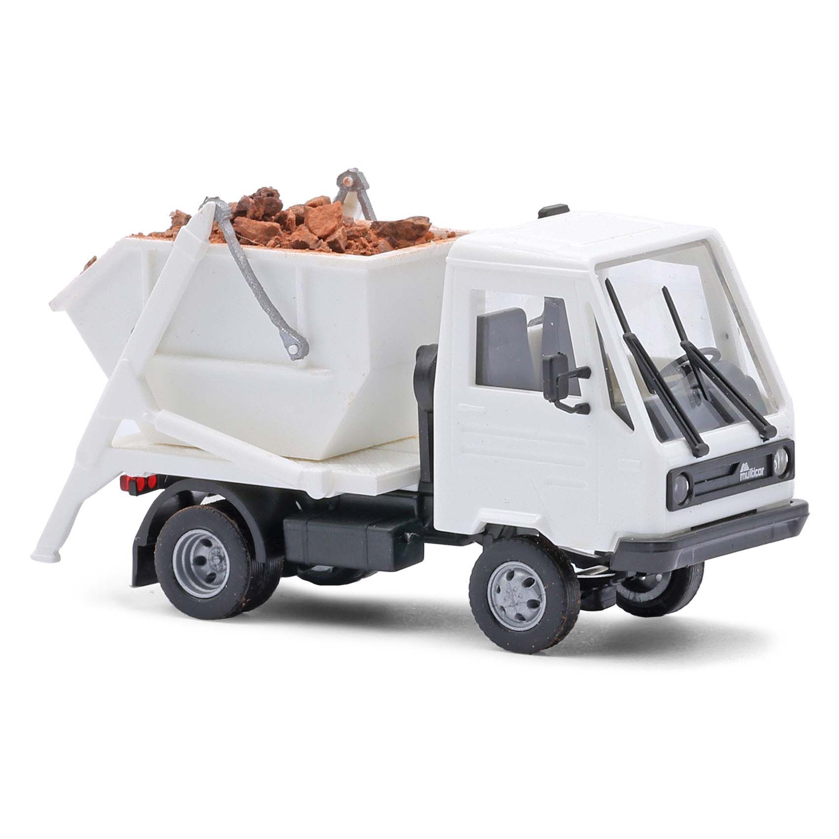Busch 42239 - Multicar M26 Absetzkipper und Bauschutt H0 1:87
