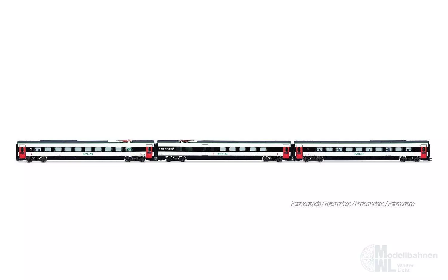 Lima 4689 - Ergänzungswagen Set ETR 610 FS Trenitalia Ep.VI 3.tlg. H0/GL