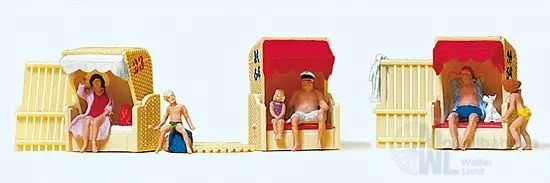 Preiser 10427 - Im Strandkorb H0 1:87