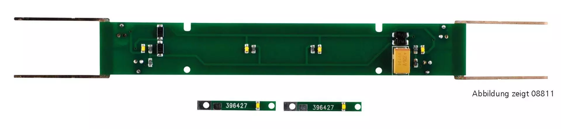 Tillig 08813 - Beleuchtungsbausatz für Schmalspurwagen (7-/8-Fenster LüP 167 mm) 