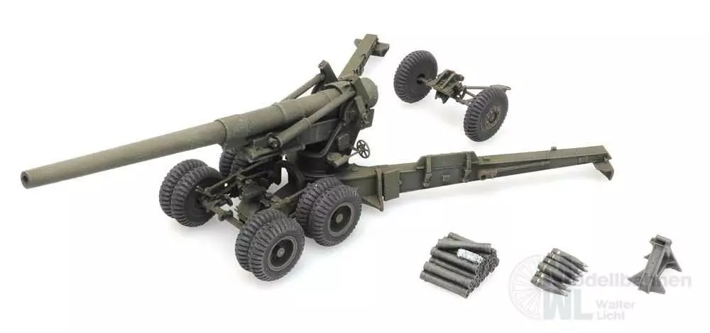 ARTITEC b.v. 6870388 - US 155mm Gun M1 ‘Long Tom’ firing mode H0 1:87