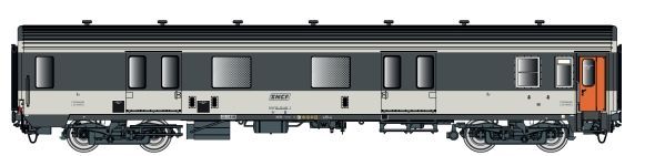 LS Models 31231 - Packwagen SNCF Ep.IV MC76 Dd2 SNCF Corail H0/GL