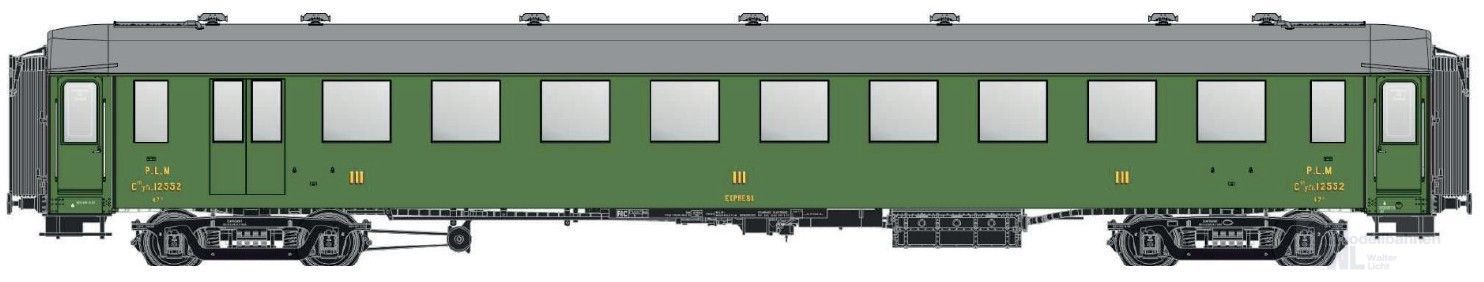 LS Models MW40948 - Personenwagen PLM Ep.IIb OCEM C10yfi 3.Kl. H0/GL