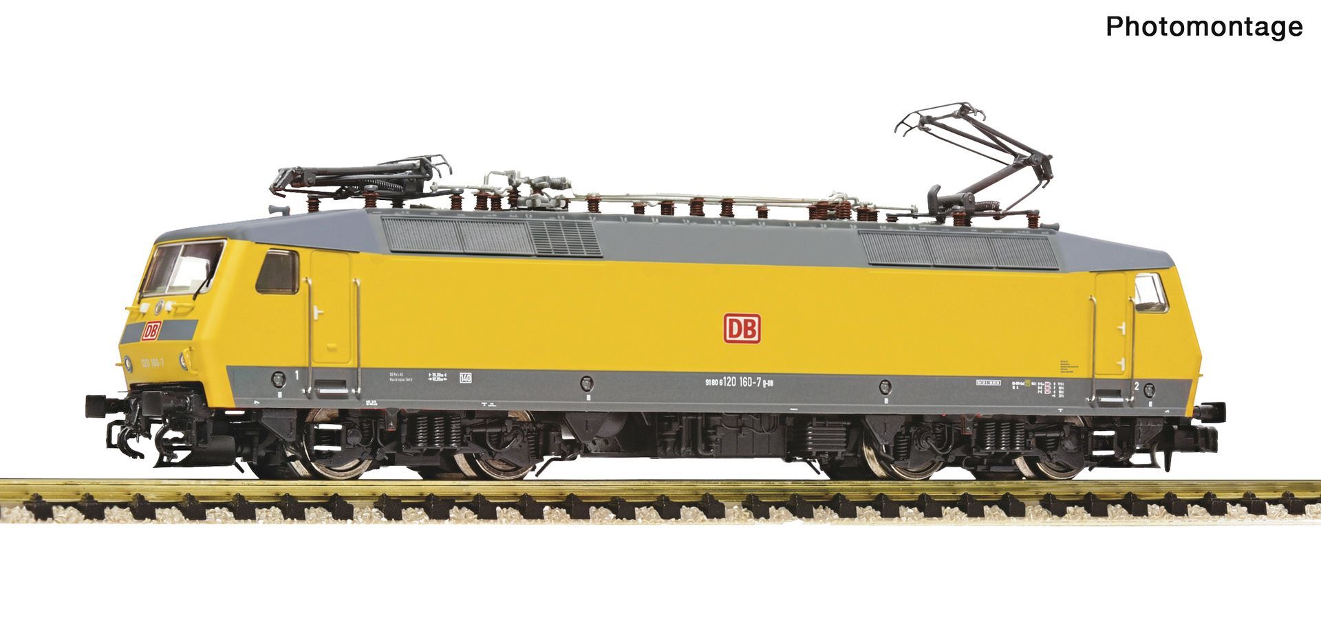 Fleischmann 7570104 - E-Lok 120 160-7 DB Netz Ep.VI N 1:160 SOUND