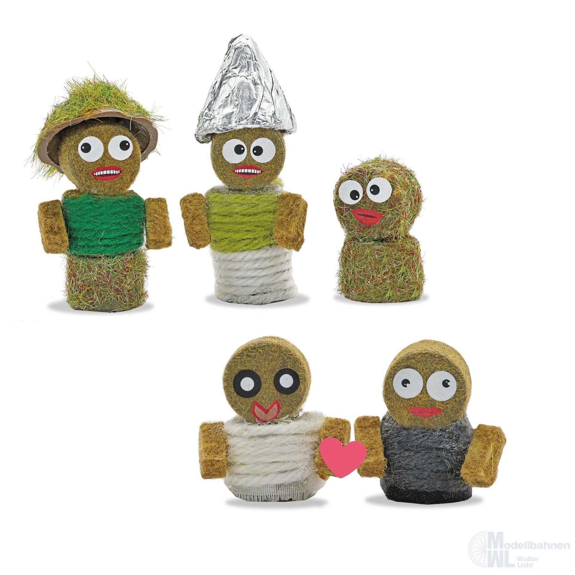 Busch 1281 - Strohballen-Figuren H0 1:87