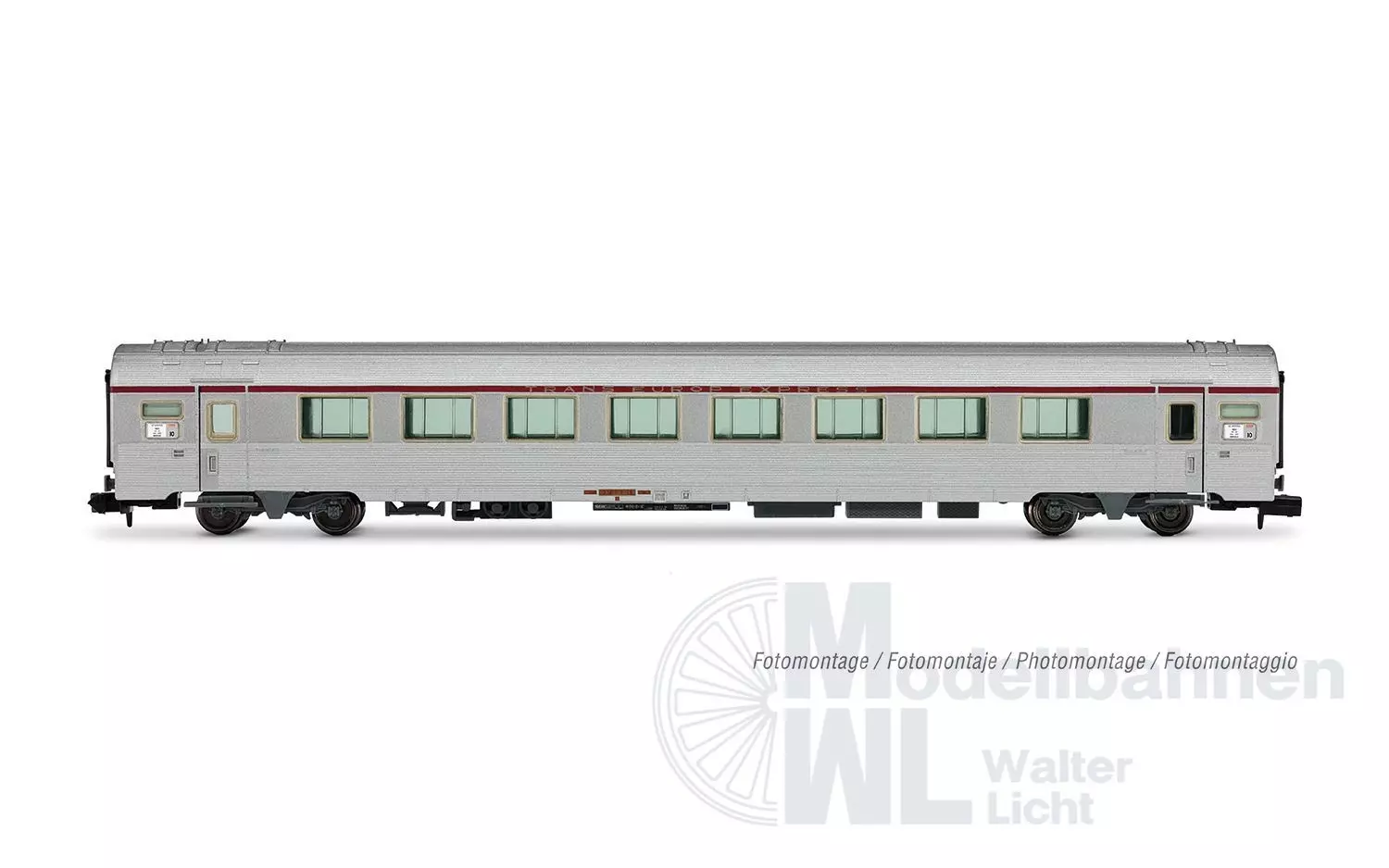 Arnold 4502 - Personenwagen SNCF Ep.IV TEE Mistral A8u N 1:160