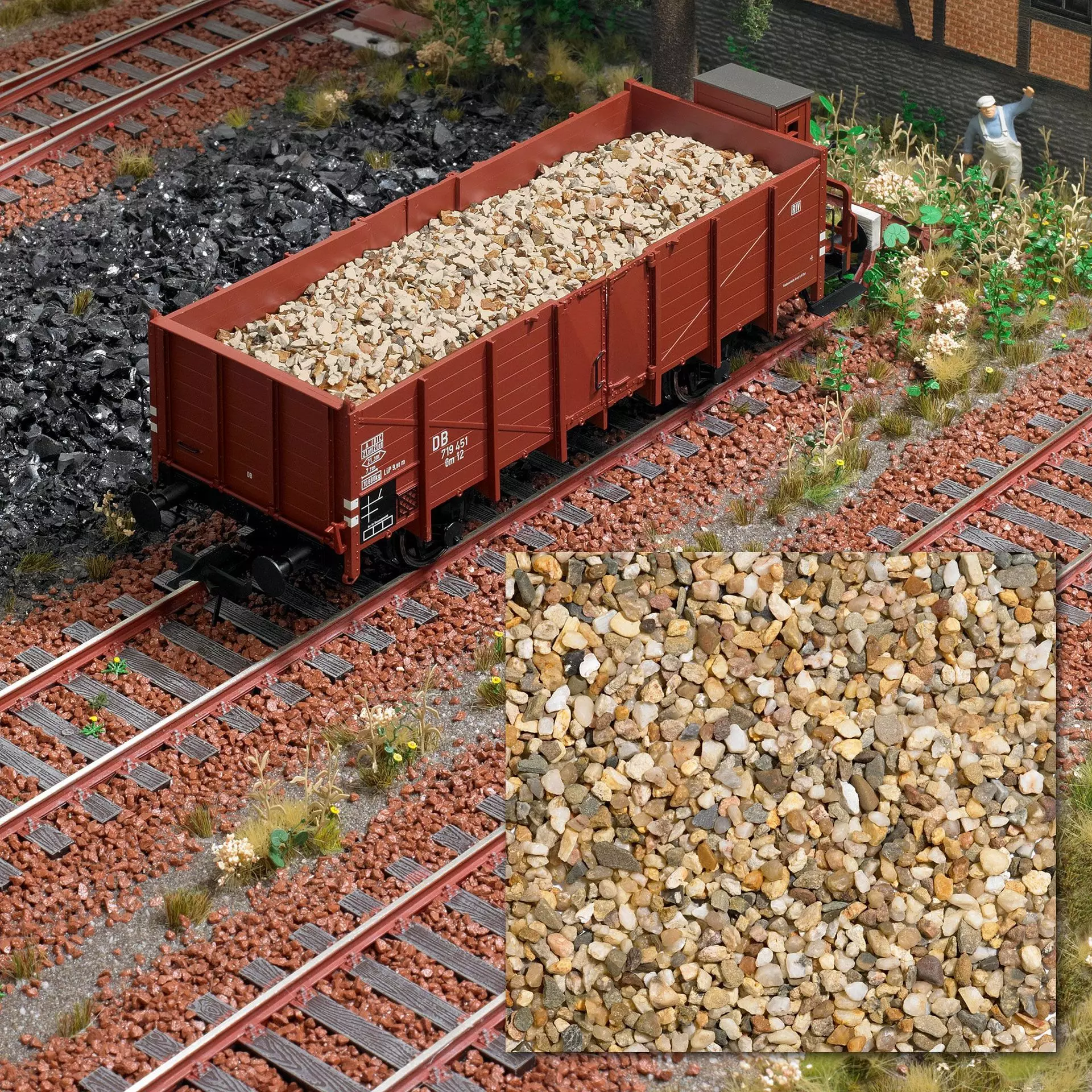 Busch 10505 - Schotter grob Spur 0