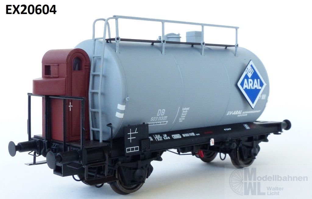 Exact Train 20604 - Kesselwagen DB Ep.III ARAL Silber Grau H0/GL Exact Train 20604 - Kesselwagen DB Ep.III ARAL Silber Grau H0/GL