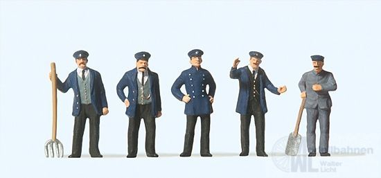 Preiser 12191 - Lokführer. Heizer. Bahnbedienst H0 1:87