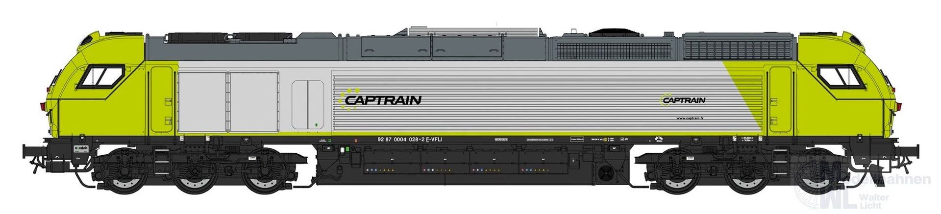 Sudexpress N0040281 - Diesellok BR E4028 Euro 4000 Captrain Ep.VI N 1:160