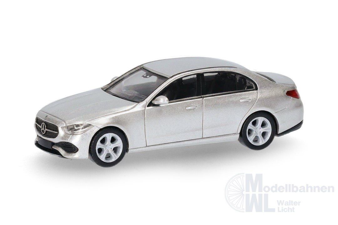 Herpa 430913-004 - Mercedes-Benz C-Klasse Limousine, silber H0 1:87