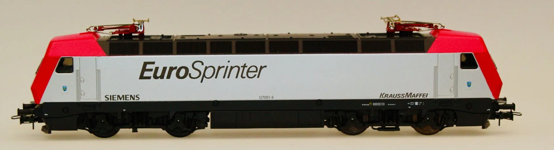 Lima 208412 - Lima - E-Lok BR 127 001- DB Eurosprinter silber/pink H0/GL