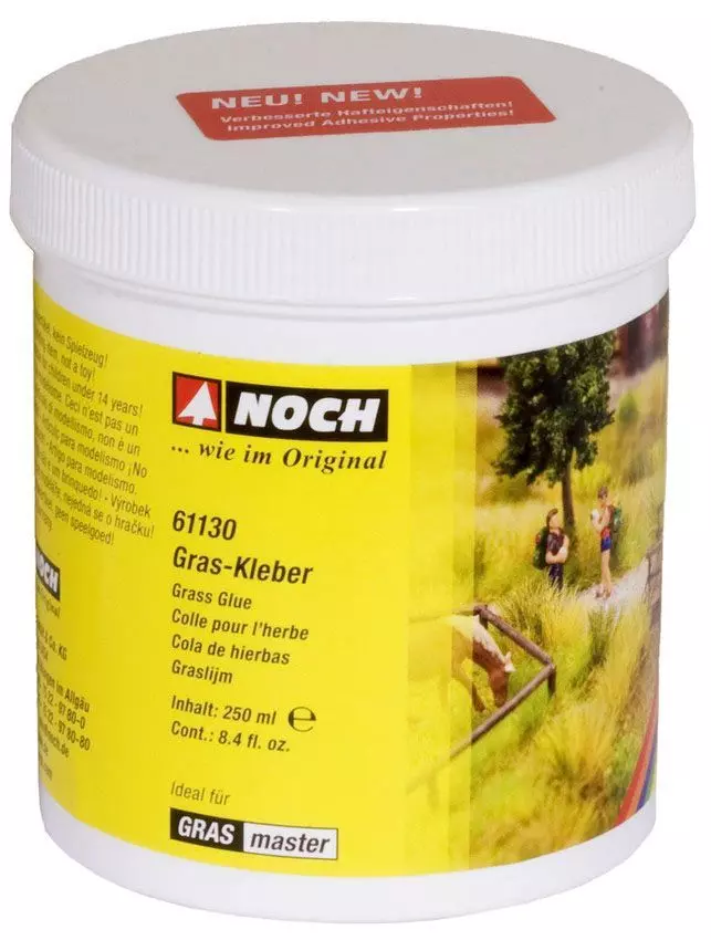 Noch 61130 - Gras-Kleber 250 g G/1/0/H0/H0m/H0e/TT/N/Z
