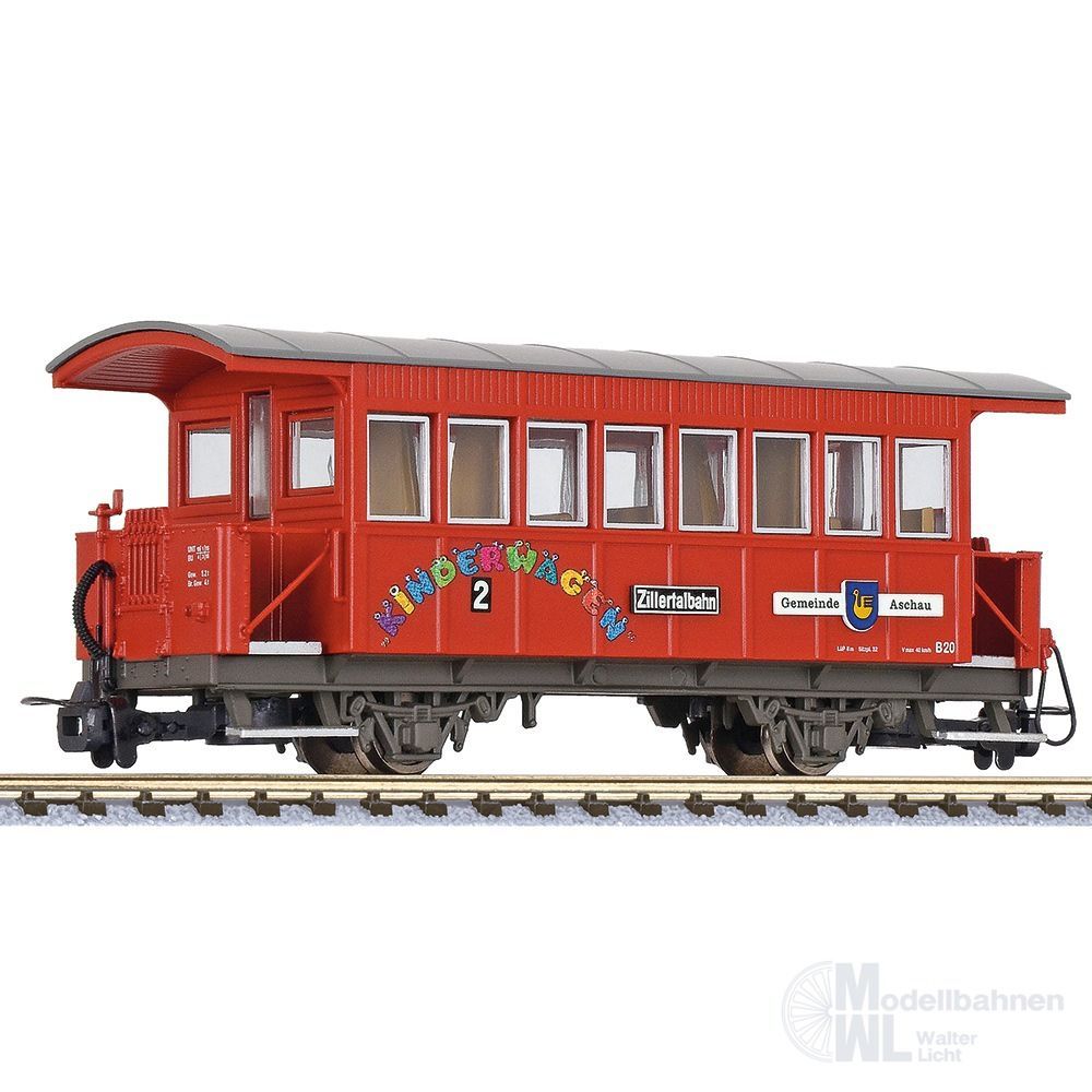 Liliput 344357 - Personenwagen Zillertalbahn B 20 Gemeinde Aschau Ep.VI H0e Liliput 344357 - Personenwagen Zillertalbahn B 20 Gemeinde Aschau Ep.VI H0e