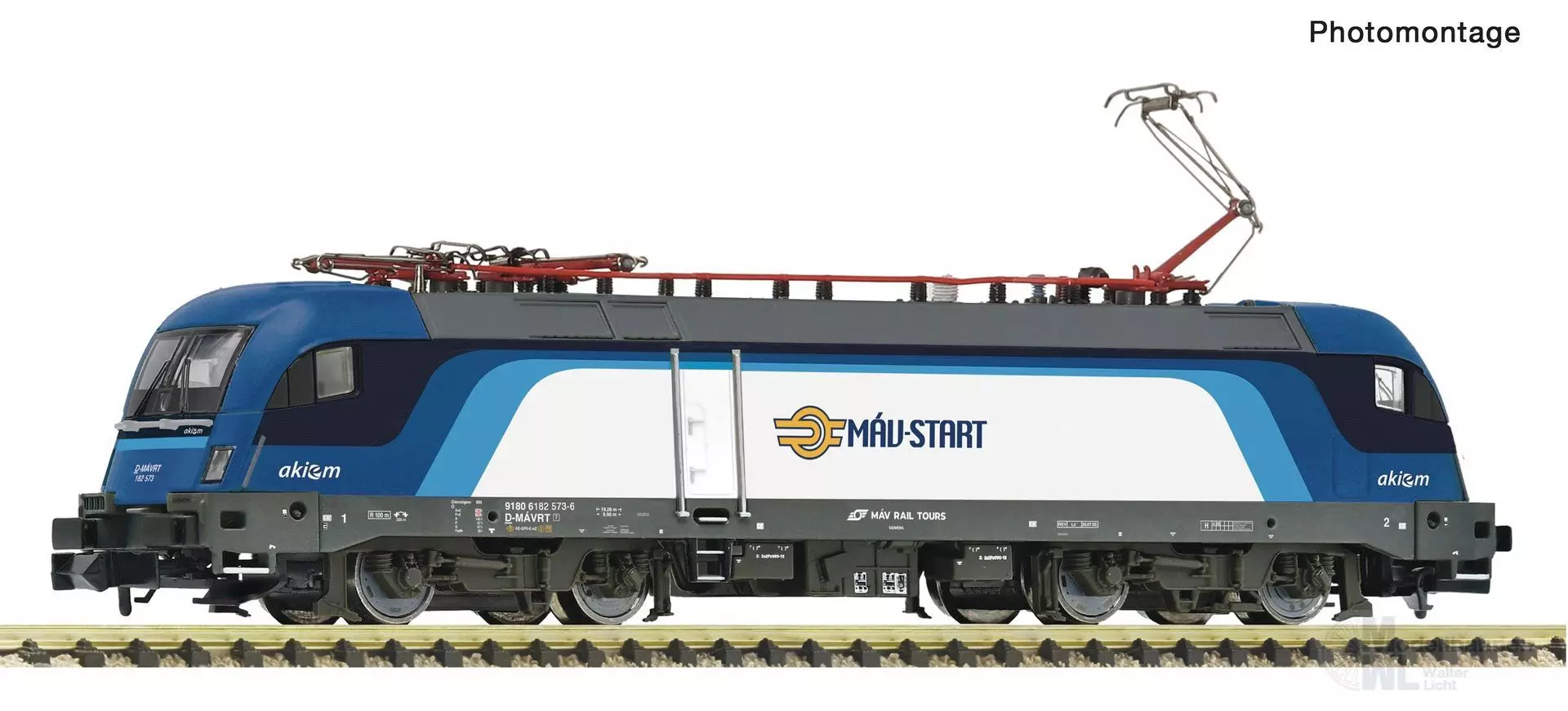 Fleischmann 7560084 - E-Lok BR 182 573-6 MAV-Start Ep.VI N 1:160
