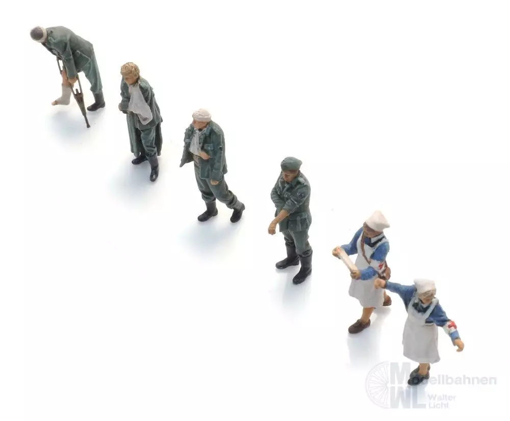 ARTITEC b.v. 5720024 - Wehrmacht verwundete Soldaten + Krankenschwester 1:723