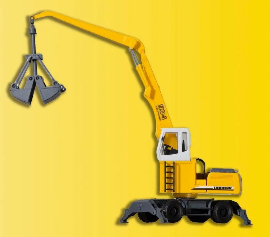 Kibri 11286 - LIEBHERR 934 Umschlaggerät mit Greifer H0 1:87