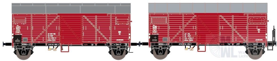 Exact Train 23715 - Güterwagen Set PKP Ep.IV Bremen 2.tlg. H0/GL