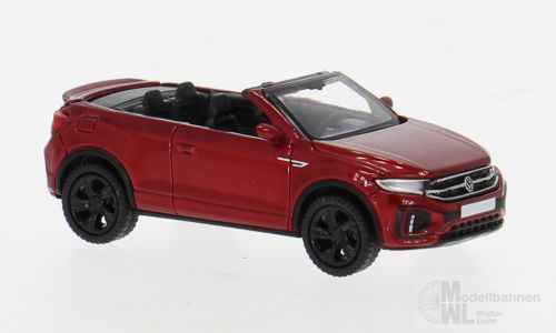 PCX-Models 870601 - VW T-Roc Cabriolet offen metallic-rot 2022 H0 1:87