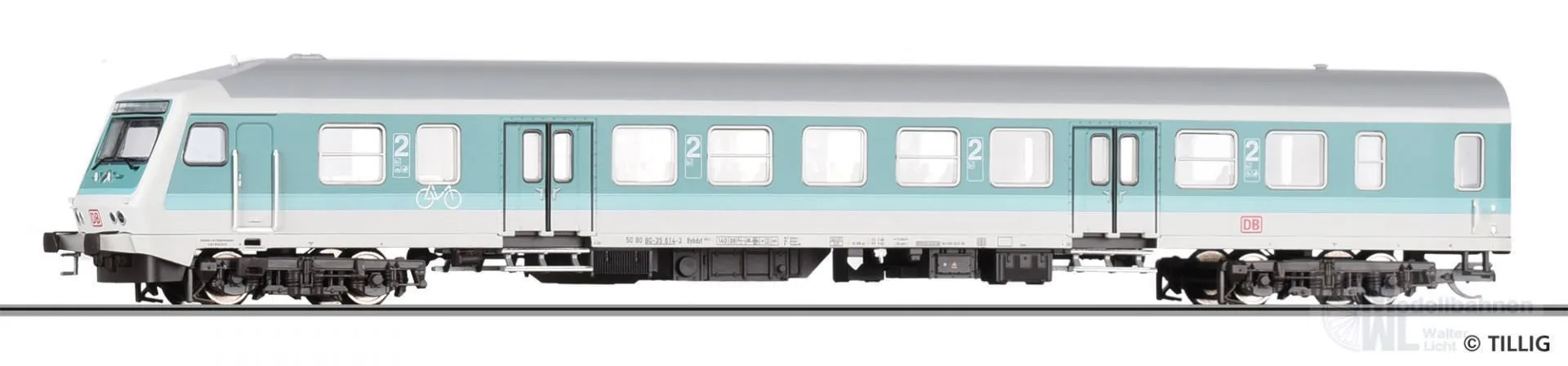 Tillig 12650 - Steuerwagen DB Ep.V Bybdzf 482 Halberstadt TT 1:120