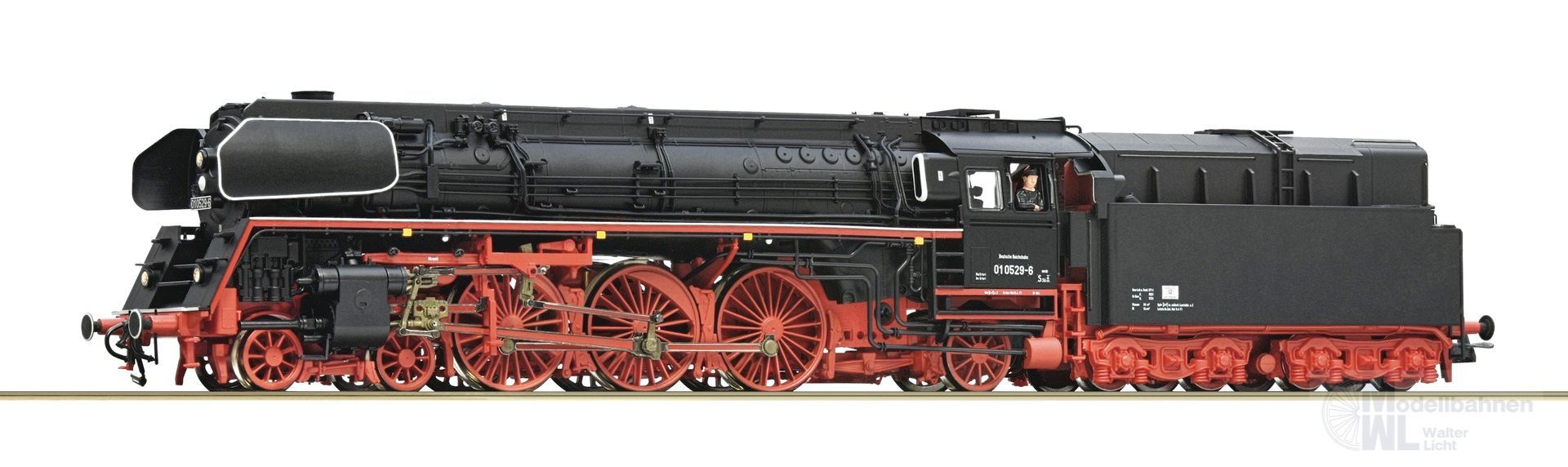 Roco 7100017 - Dampflok BR 01 0529-6 DR Ep.IV H0/GL