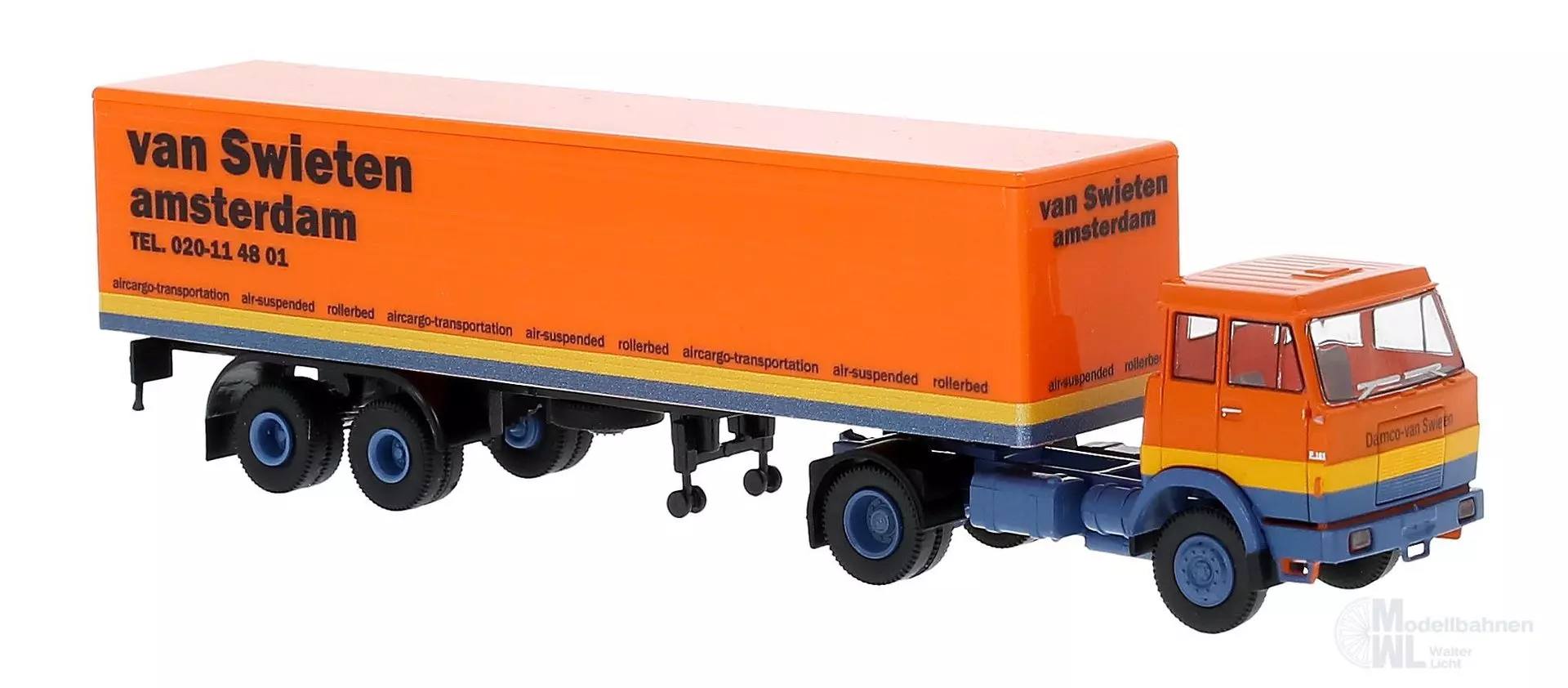 Brekina 82257 - Henschel F161 Pritsche/Plane-SZ von van Swieten H0 1:87