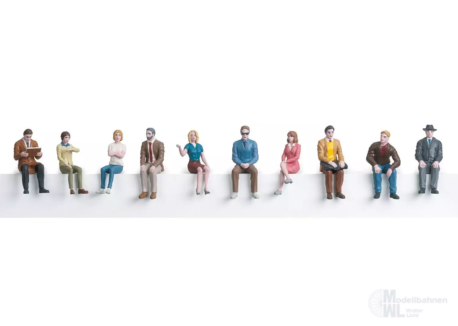 Märklin 56409 - Figuren sitzend 10 Stück Spur 1