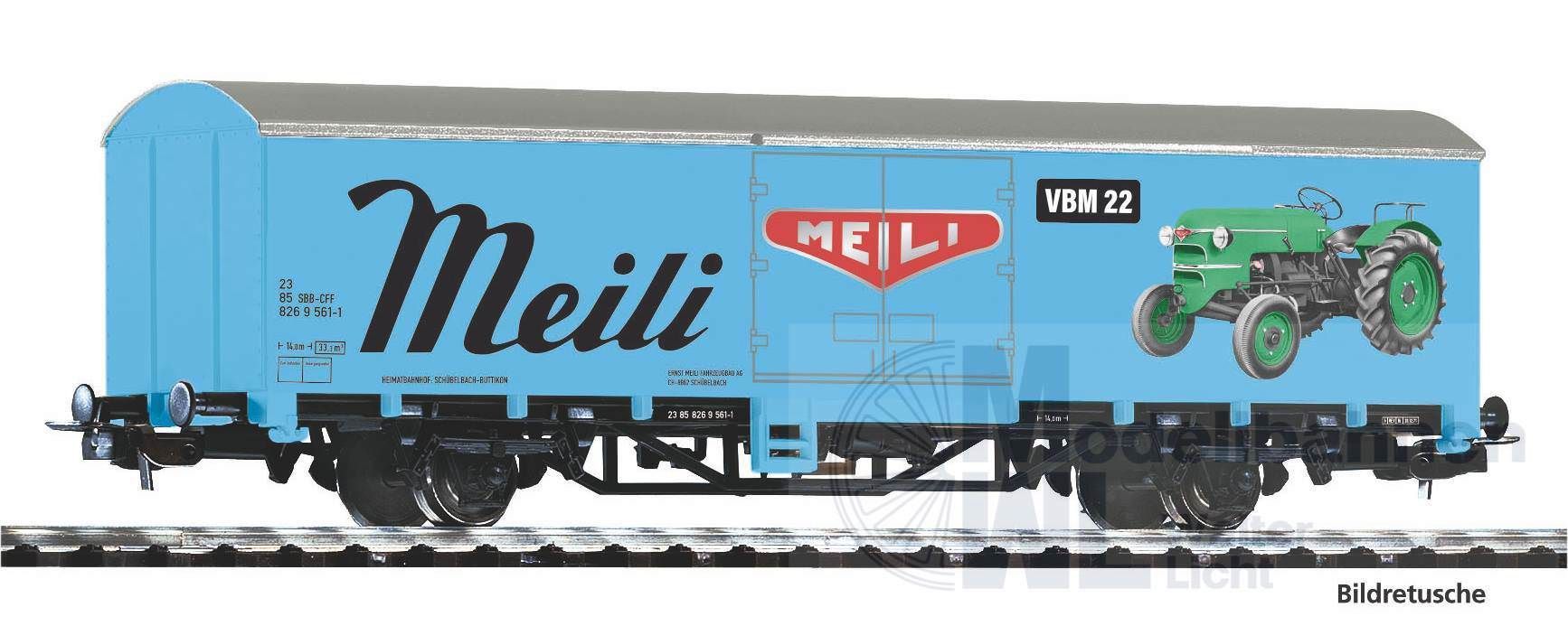 Piko 27728 - Güterwagen ged. SBB Ep.VI Meli Traktoren H0/GL Piko 27728 - Güterwagen ged. SBB Ep.VI Meli Traktoren H0/GL