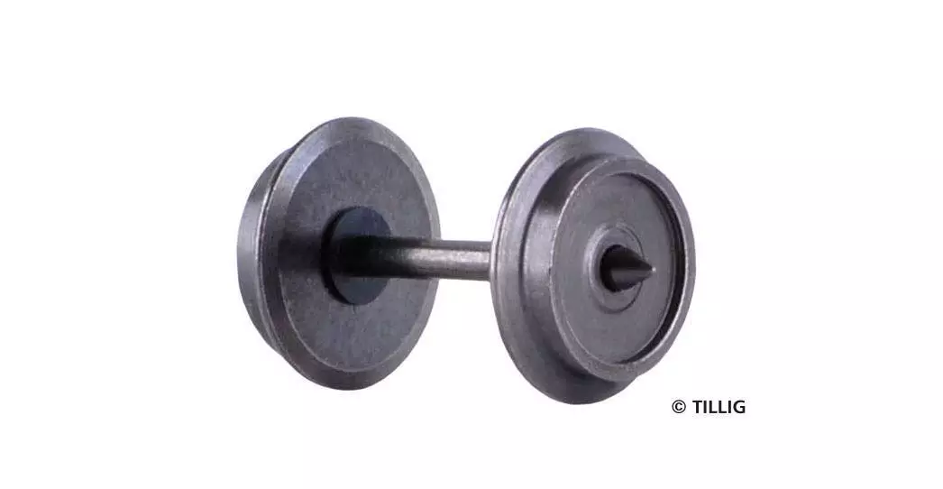 Tillig 08894 - Scheibenradsätze für Personen-/Packwagen (8 Stück) H0m