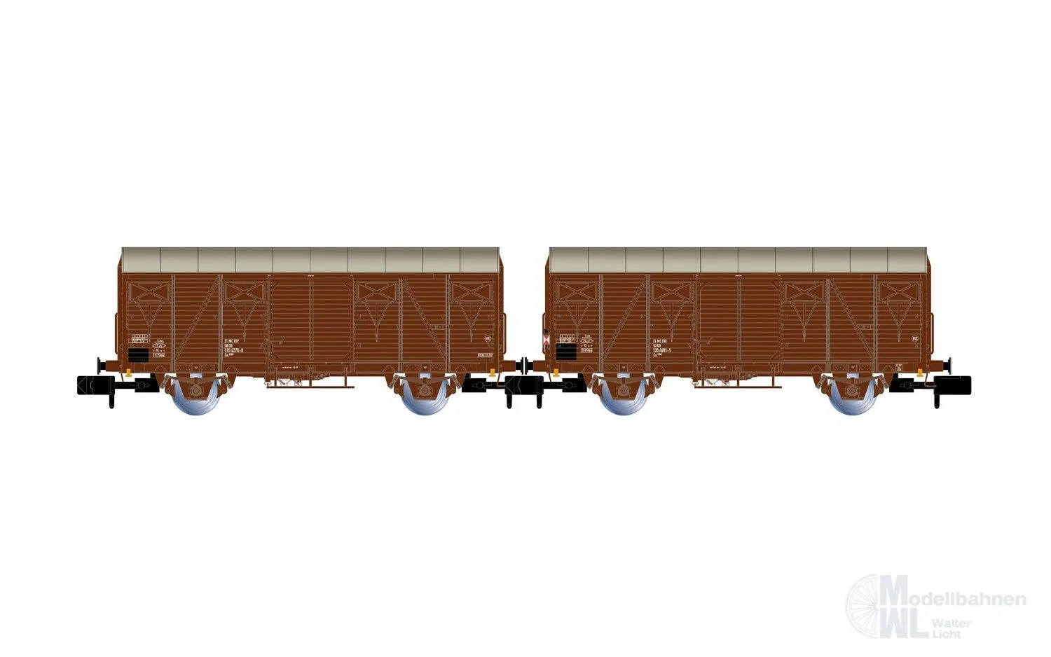 Arnold 6719 - Güterwagen Set DR Ep.IV 2.tlg. N 1:160