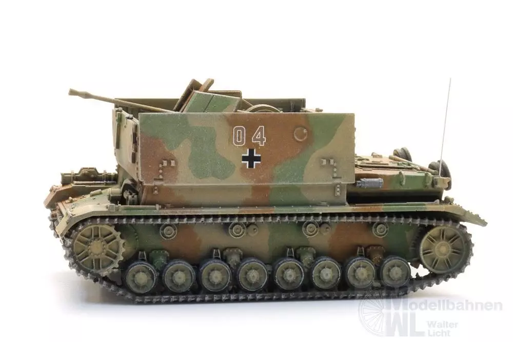 ARTITEC b.v. 6870713 - WM Möbelwagen dreifarbige Tarnung Fertigmodell H0 1:87