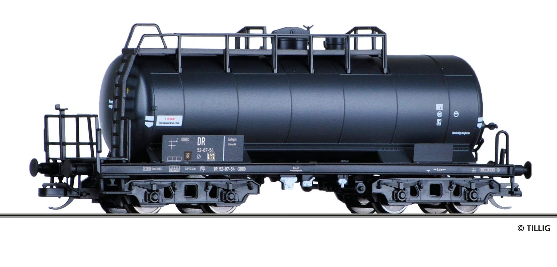 Tillig 18404 - Kesselwagen DR Ep.III ZZ TT 1:120