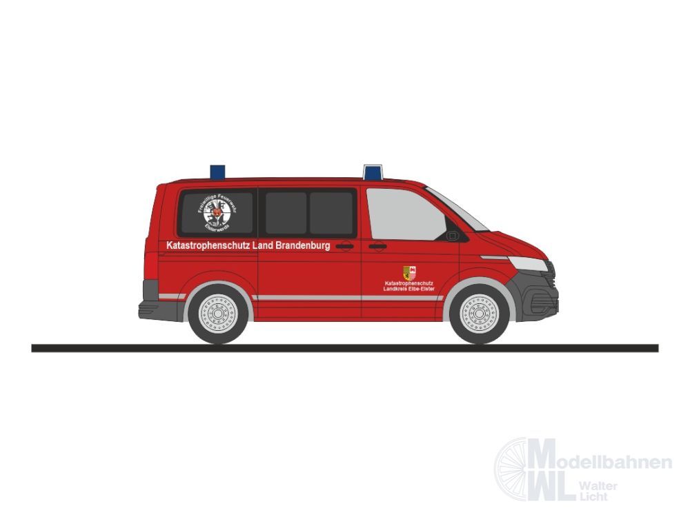 Rietze 53941 - Volkswagen T6.1 Katastrophenschutz Elbe-Elster H0 1:87