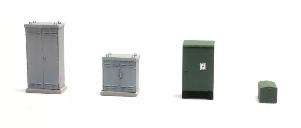 ARTITEC b.v. 387374 - NL Schaltkästen Bahnübergang H0 1:87