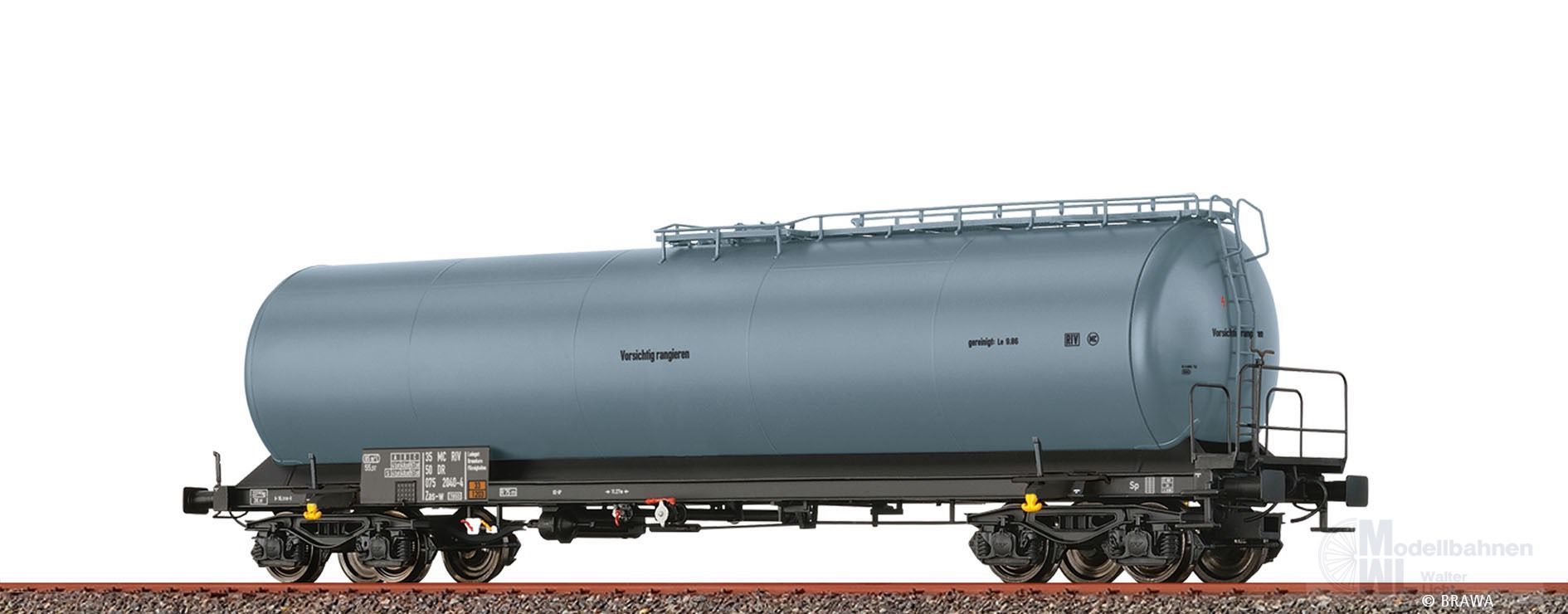 Brawa 67257 - Kesselwagen DR Ep.IV Zas-w N 1:160