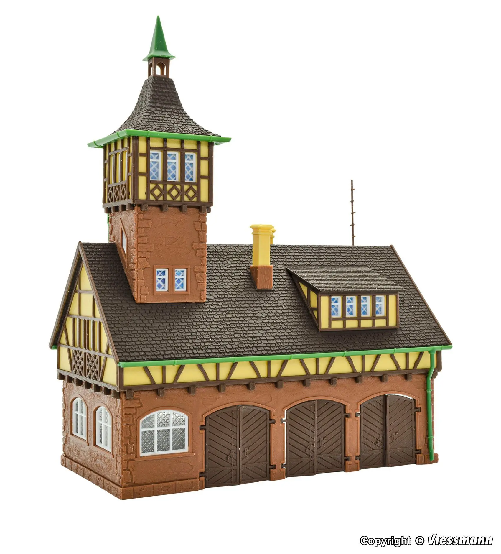 Vollmer 43756 - Gerätehalle dreiständig mit Turm H0 1:87