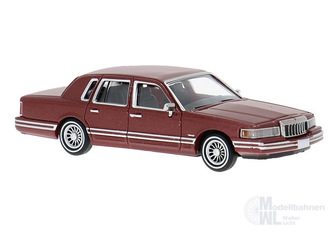 PCX-Models 870909 - Lincoln Town Car dunkelrot metallic H0 1:87