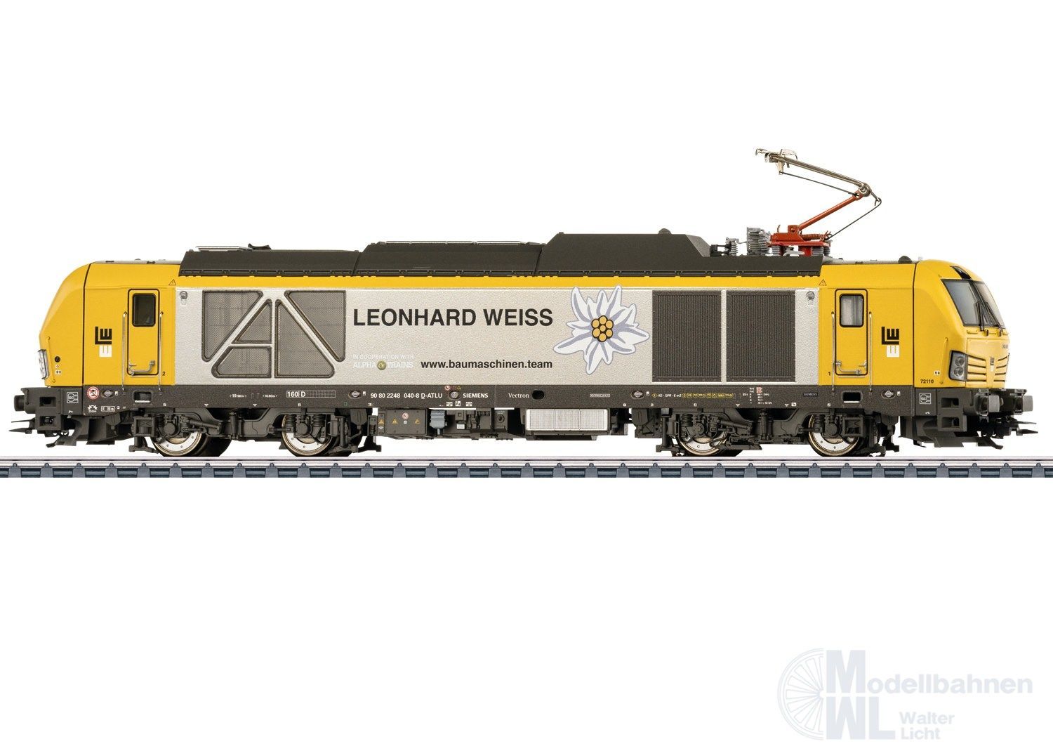 Märklin 39296 - Zweisystemlok Vectron Leonhard Weiss Ep.VI H0/WS Sound