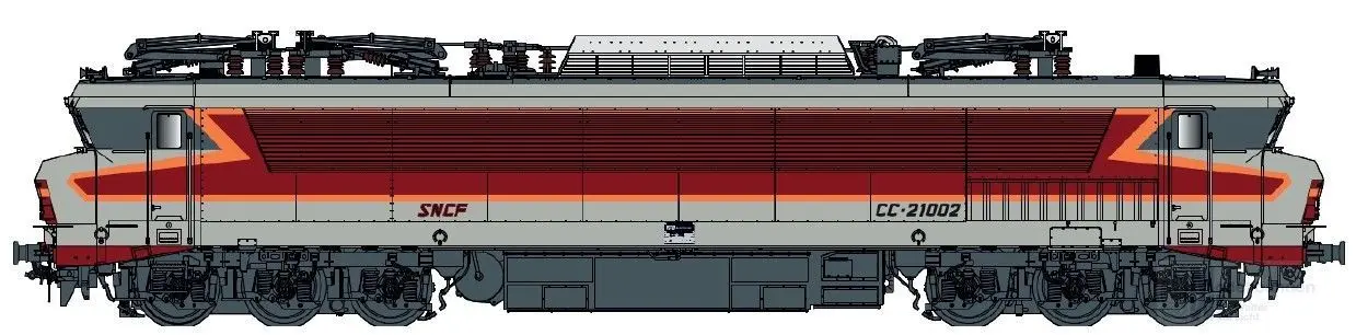 LS Models 10336 - E-Lok CC 21002 SNCF Ep.IV Arzens H0/GL
